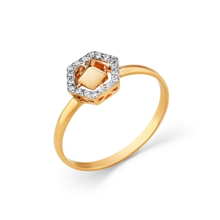 Купить кольцо из золота с фианитом в интернет-магазине KRASNOE