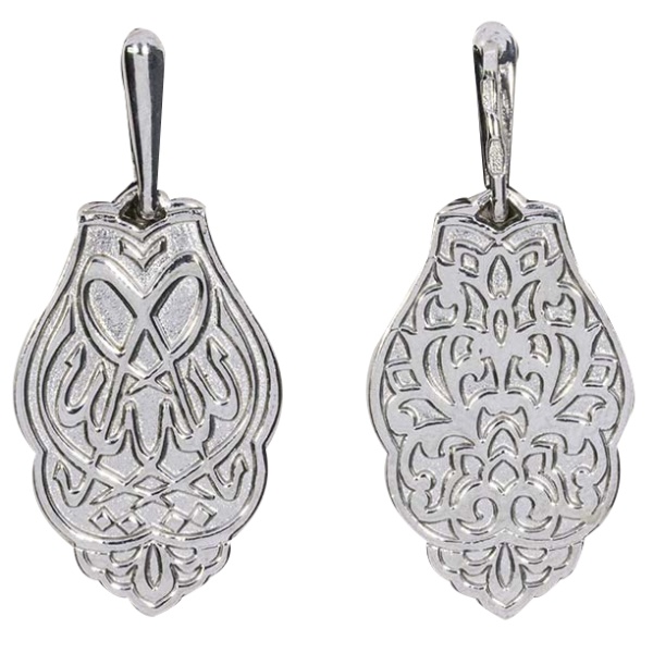 Подвеска из серебра без вставок