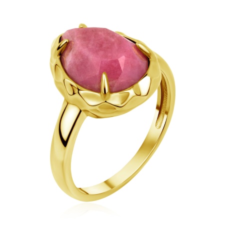 Купить кольцо из серебра с родонитом в интернет-магазине KRASNOE