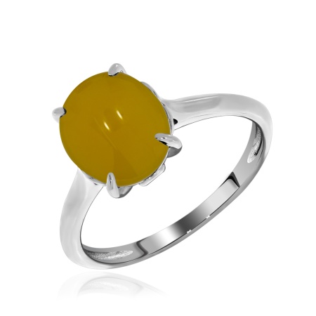 Купить кольцо из серебра с агатом в интернет-магазине KRASNOE