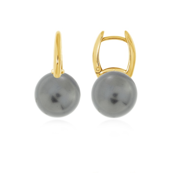 Серьги из серебра с жемчугом 2320244318-22 от KRASNOE, металл Серебро, вставка Жемчуг Имитация