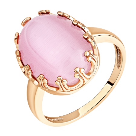 Купить кольцо из серебра с кошачий глазом в интернет-магазине KRASNOE