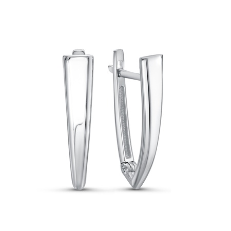 Серьги из серебра без вставок с2203235 от KRASNOE, металл Серебро, вставка Без вставок