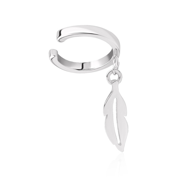 Серьги из серебра без вставок