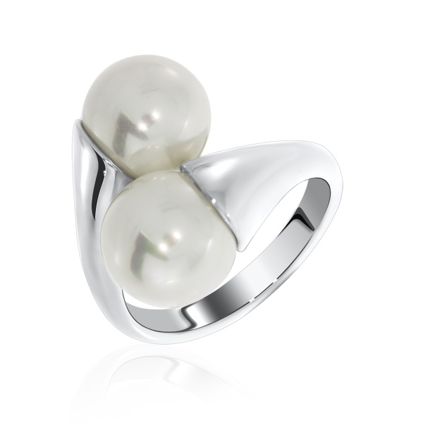 Купить кольцо из серебра с жемчугом в интернет-магазине KRASNOE