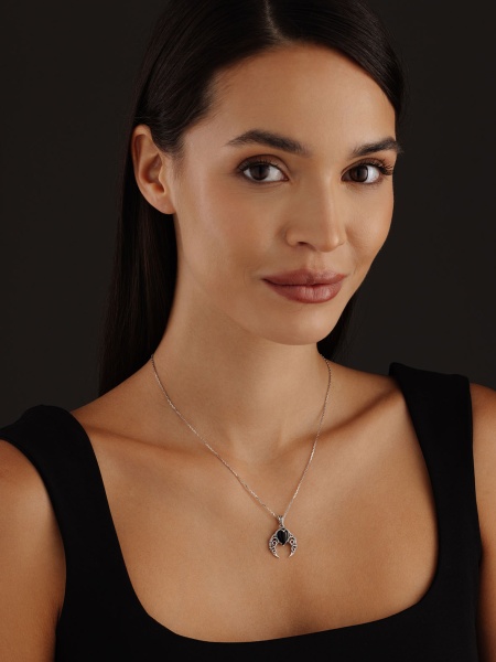 Купить подвеска из серебра с агатом