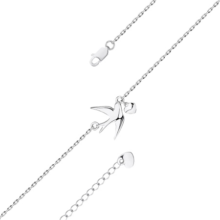 Купить браслет из серебра без вставок