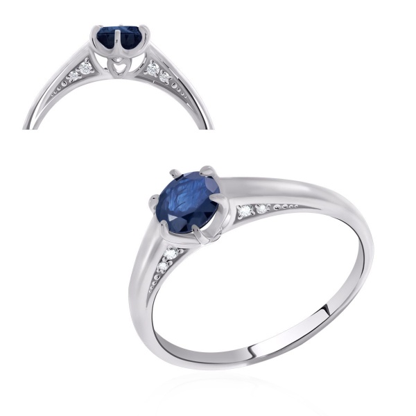 Купить кольцо из серебра с корундом в интернет-магазине KRASNOE