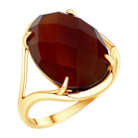 Купить кольцо из серебра с кошачьим глазом в интернет-магазине KRASNOE