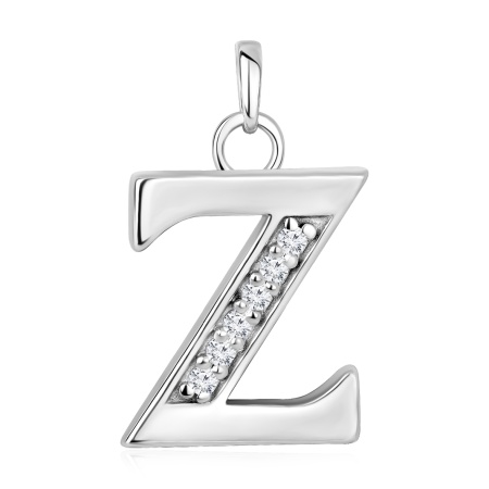 Купить подвеска из серебра с фианитами