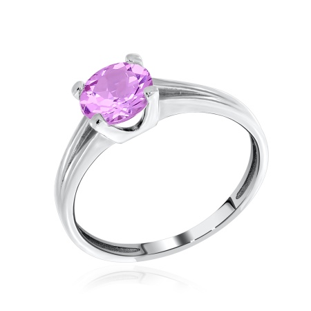 Купить кольцо из серебра с аметист в интернет-магазине KRASNOE