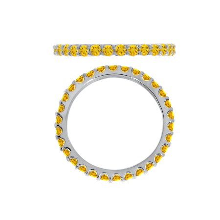 Купить кольцо из серебра с цитринами в интернет-магазине KRASNOE