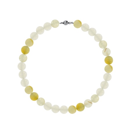 Бусы из серебра с ледяными агатами 8340396091-50