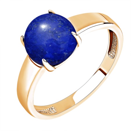 Купить кольцо из серебра с лазуритом в интернет-магазине KRASNOE