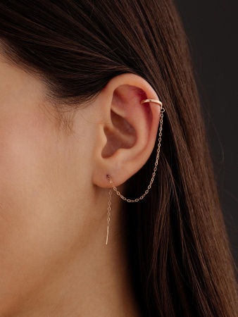 Серьги из серебра без вставок