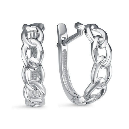 Серьги из серебра без вставок с2204202 от KRASNOE, металл Серебро, вставка 