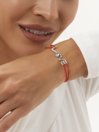 Купить браслет из серебра с фианитом