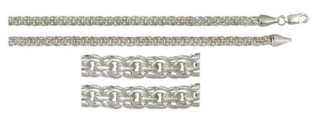 Цепь из серебра без вставок