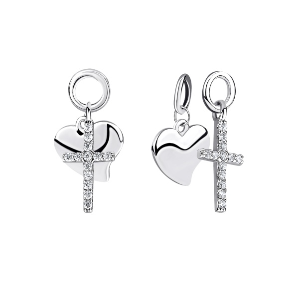 Купить подвеска из серебра с фианитами