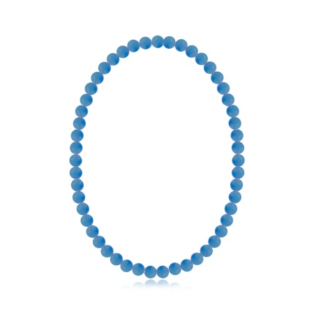 Колье из серебра с агатами 8340396119-45-70