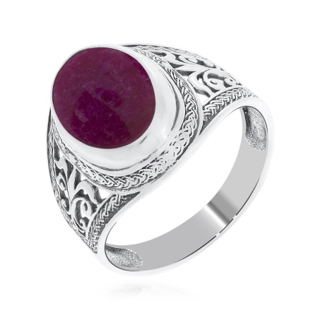 Купить кольцо из серебра с агатом в интернет-магазине KRASNOE Купить кольцо из серебра с агатом в интернет-магазине KRASNOE