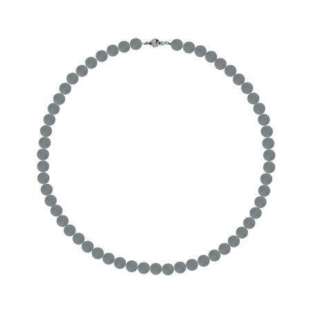 Колье из серебра с аквамарином 8340096100-45