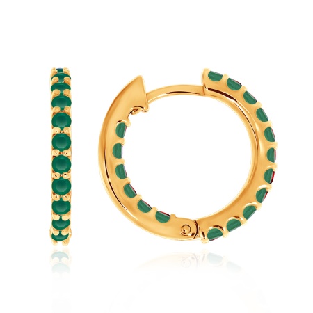 Серьги из серебра с агатами со скидкой