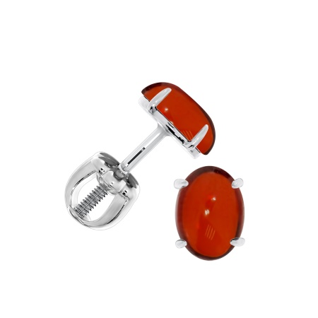 Пусеты из серебра с фианитами 2340202320-31 от KRASNOE, металл Серебро, вставка Фианит