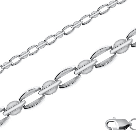 Купить браслет из серебра без вставок