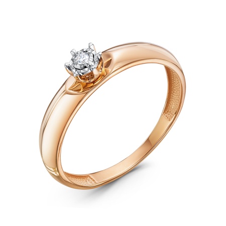 Кольцо из золота с бриллиантом