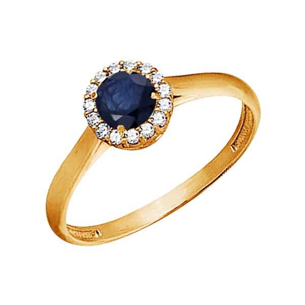 Купить кольцо из серебра с натуральным корундом в интернет-магазине KRASNOE