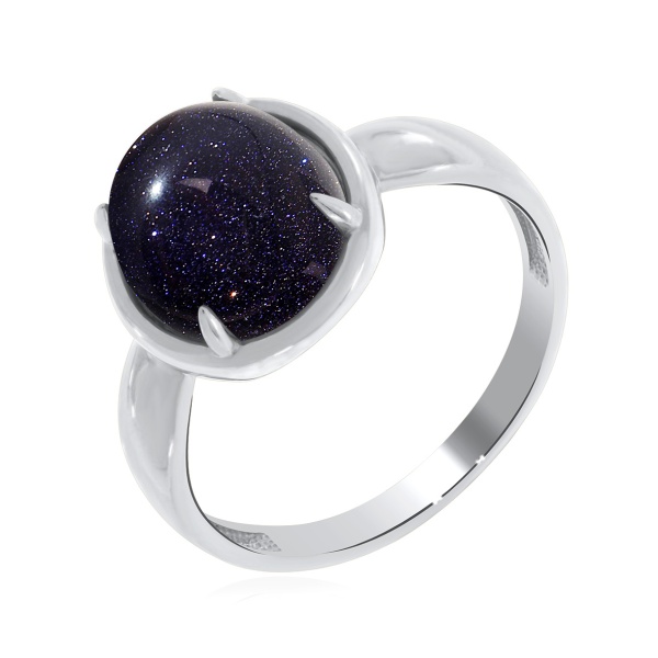 Купить кольцо из серебра с авантюрин синт.ом в интернет-магазине KRASNOE Купить кольцо из серебра с авантюрин синт.ом в интернет-магазине KRASNOE