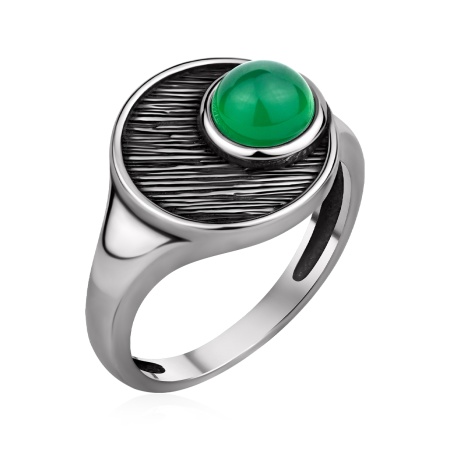 Купить кольцо из серебра с агатом в интернет-магазине KRASNOE