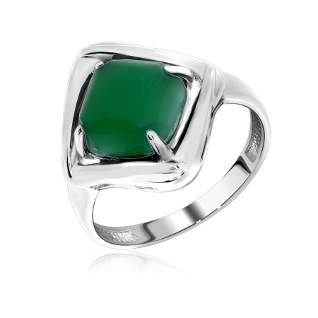 Купить кольцо из серебра с агатом в интернет-магазине KRASNOE