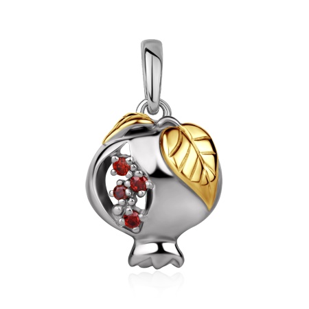 Купить подвеска из серебра с фианитами