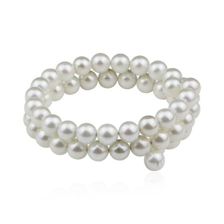 Купить браслет из серебра с жемчугом