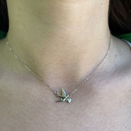 Колье из серебра без вставок