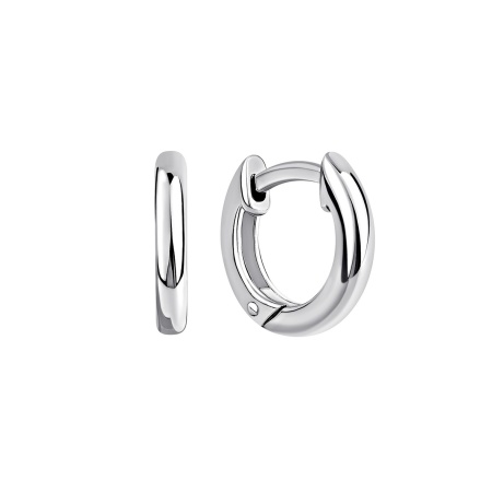 Серьги из серебра без вставок