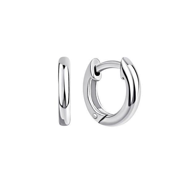 Серьги из серебра без вставок