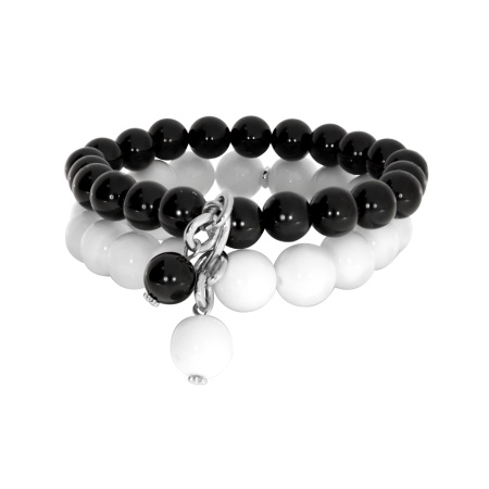 Купить браслет из серебра с агатами