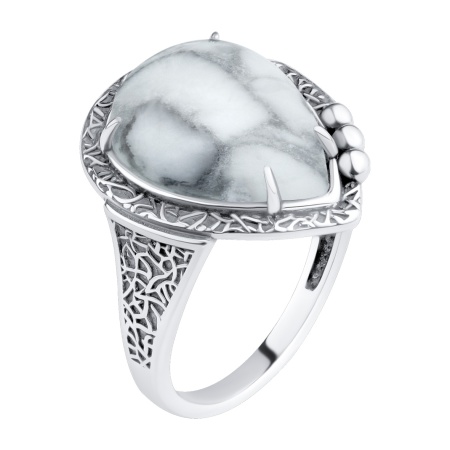 Купить кольцо из серебра с агатом в интернет-магазине KRASNOE