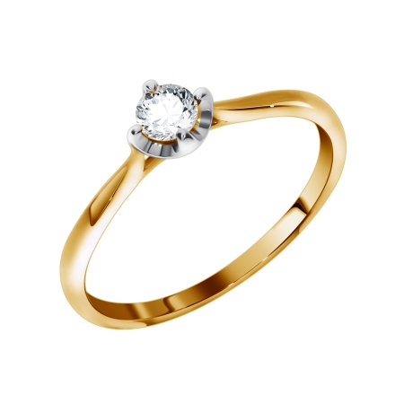 Купить кольцо из серебра с фианитом в интернет-магазине KRASNOE