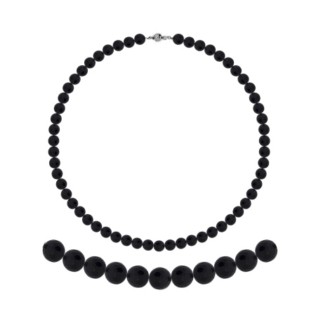 Бусы из серебра с авантюрином 8340366088-45-80