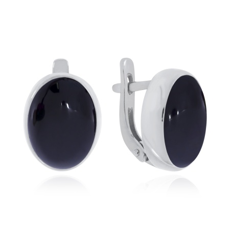 Серьги из серебра с агатами 2340391796-20 от KRASNOE, металл Серебро, вставка Агат