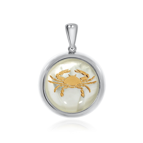 Купить подвеска из серебра с перламутром