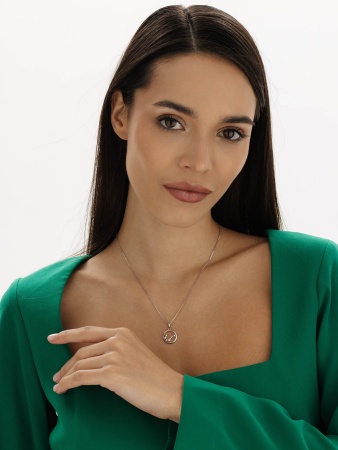 Купить подвеска из серебра с фианитами