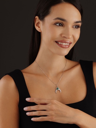 Купить подвеска из серебра с агатом