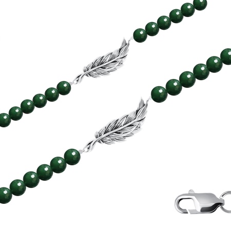 Купить браслет из серебра с агатами