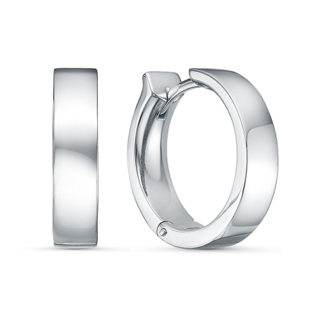 Серьги из серебра без вставок