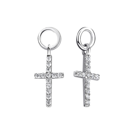 Купить подвеска из серебра с фианитами